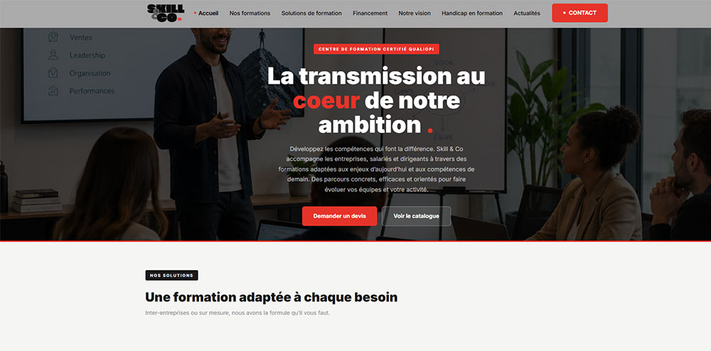 Création site internet La-Plaine-Saint-Denis  | Audouin Réalisations